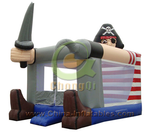 inflatable pirate bouncer